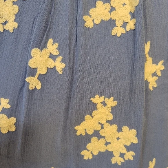 Soft Surroundings (Women's Small) Over size Floral Embroidery Peasant Blouse Top - Picture 5 of 7